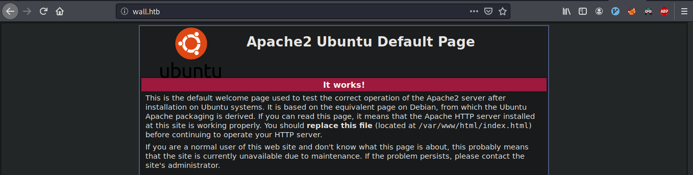 Apache Default
